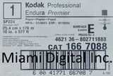 Kodak ENDURA PREMIER E LUSTRE 10" x 577' / 127CMX50M CAT 1667088 EXP 07/24