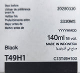 Epson Black T49H1 Sublimation Ink Bottle for SC-T3100X / T3170X Printer (140ml)