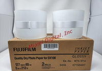 Fuji DryLab Paper for Frontier-S DX100 Printer 5x213 Roll Glossy 2- Roll Box 7160488