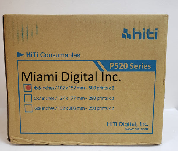 Hiti P525L and Hiti P520L 4 x 6