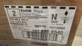 KODAK 6x511 ft ROYAL N MATTE PHOTOGRAPHIC PAPER CAT 8066540 EXP 8/24