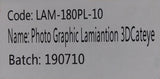 Photo Graphic Lamination 3D Cateye (25" x 50m) (LAM-180PL-10)