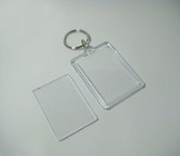 Key chain 2" x 2 x 7/8" Plastic