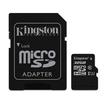 Kingston 32GB UHS-I microSDHC Memory Card with SD Adapter (Class 10) SDC10G2