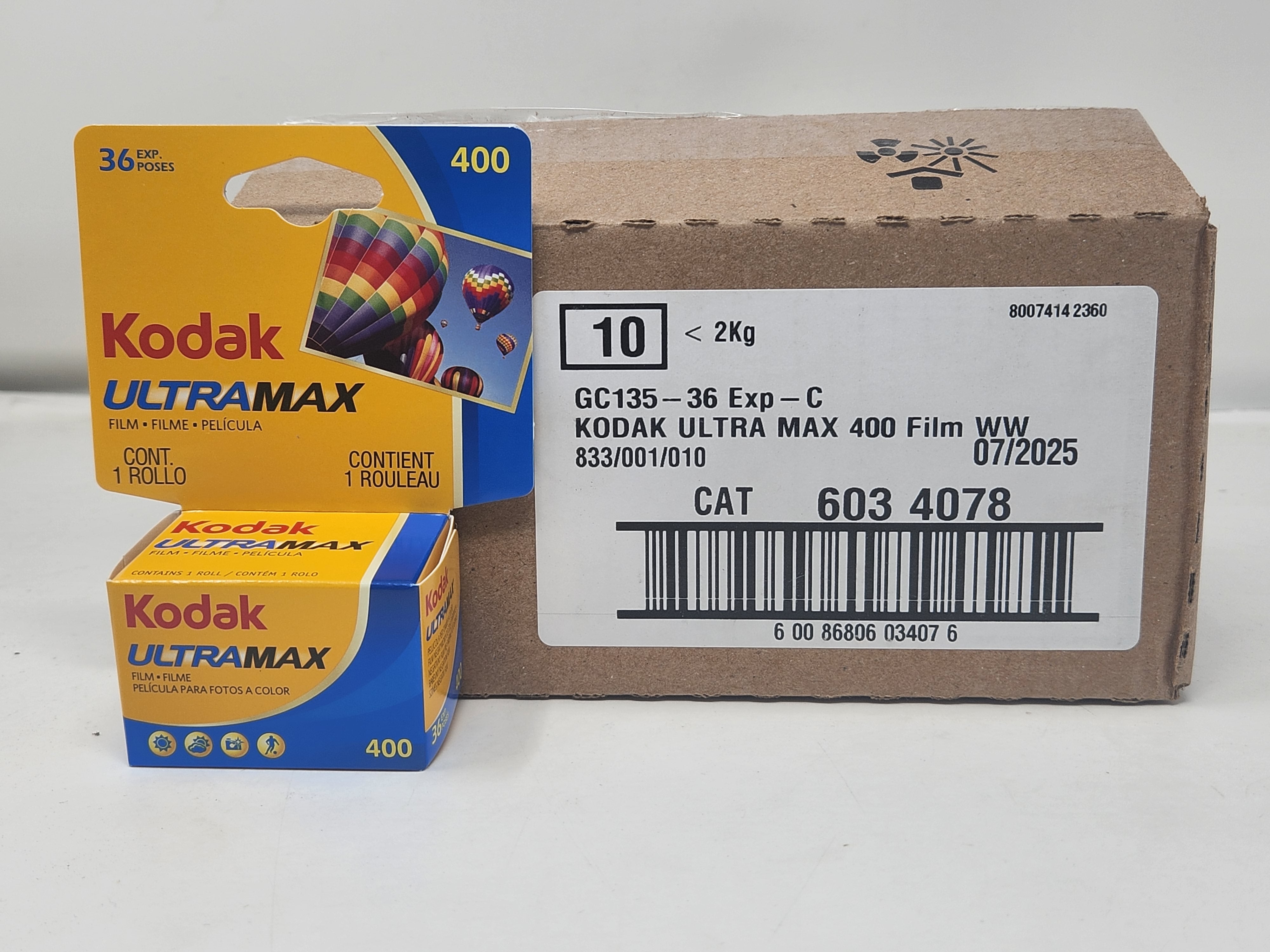 Kodak Ultramax GC-135-36 Carded (400) 6034078 exp 07/2025