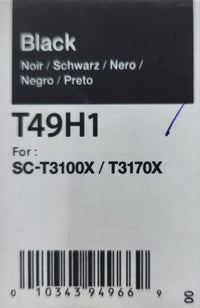 Epson Black T49H1 Sublimation Ink Bottle