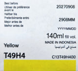 Epson Yellow T49H4 Sublimation Ink Bottle for SC-T3100X / T3170X Printer (140ml)