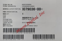 NORITSU I079036-00 DISPLAY MODULE for T15