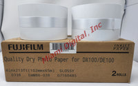 Fuji DryLab Photo Paper for Frontier-S DX100 Printer 4x213 Roll Glossy Box of 2 Rolls