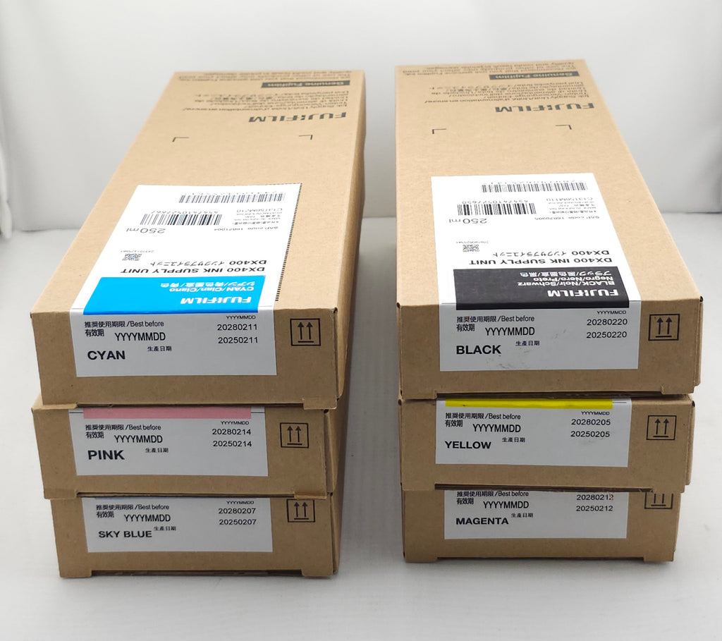 Fuji Ink Fuji DX100 200ML Ink Set EXP 2025 - 6 Inks Included – Miami Digital Inc