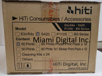 Hiti S400 / S420 Media - 12 Pack (600 Prints 4x6)