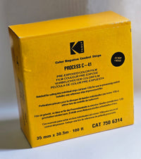 Kodak C41 Color Negative Control Strips CAT 750 6314 EXP 02/26