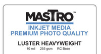 MASTRO 5x7 Cut Sheet Paper Lustre 500 per box 255 gsm