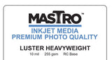 MASTRO 6X8 Cut Sheet Paper 500 per box 255 gsm