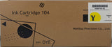Noritsu Ink Cartridge 500ml for D1005 - YELLOW H086165-00 exp. 05/28