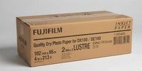 Fuji DryLab Photo Paper for Frontier-S DX100/DX400W Printer 4x213 Roll Lustre Box of 2 Rolls