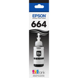 Epson T664 Black T664120 Ink Bottle (70mL)