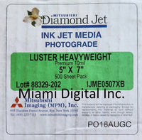 MITSUBISHI 5"X7" (500 SHEETS PACK) 1 pack 250GSM