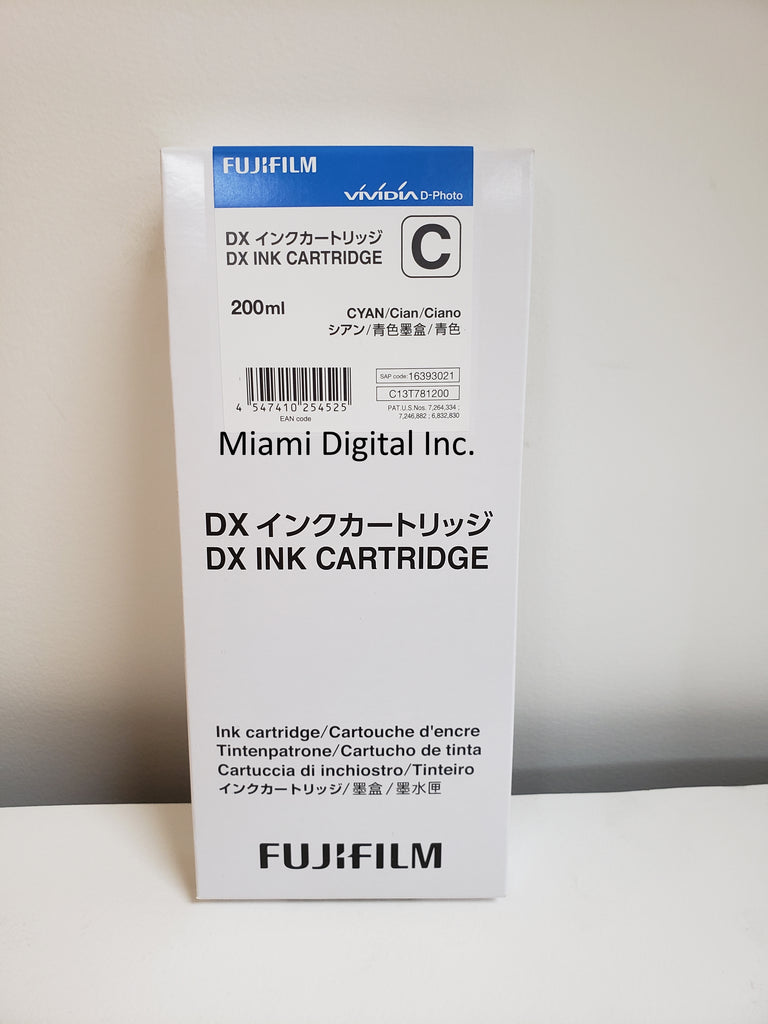 Fuji Ink Fuji DX100 Cyan Ink Cartridge 200ML - High Quality Prints – Miami ...