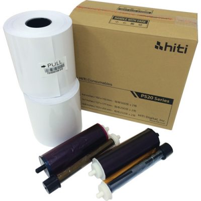 HiTi Digital Inc. 4x6 50 Prints Photo Paper & Ribbon Pack for S400/420  Printer - Carton (12 Packs)