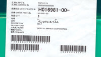 NORITSU BELT H016981-00