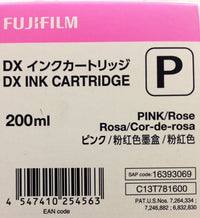 Fuji DX100 - Pink Ink Cartridge 200 ML EXP 2026