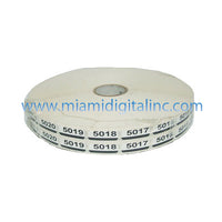 Polyester twin checks - 5000 numbers per roll (4716127649929)