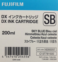 Fuji DX100 - Sky Blue Ink Cartridge 200 ML EXP 2026